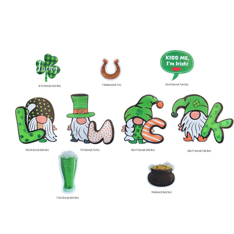 Garagedeur Decoratieve Sticker Met Magnetische Koelkast Reflecterende Decals Party Supply NIN668