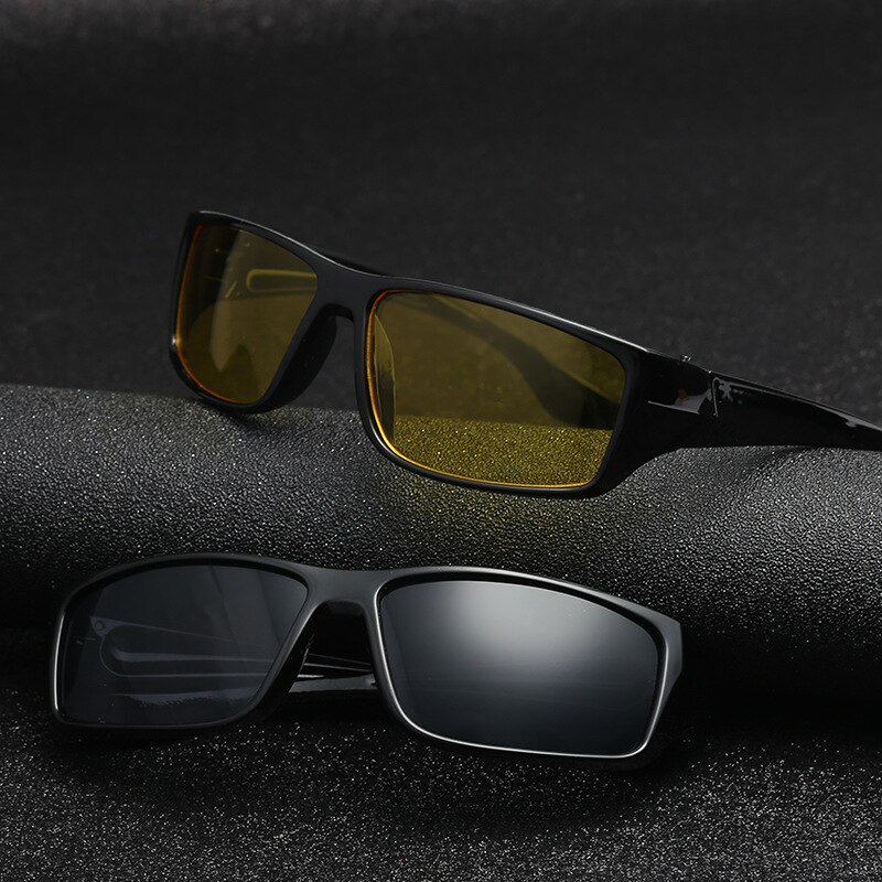 Anti Blendung Nachtsicht Brille Sonnenbrille Nacht Fahren Verbesserte Licht Gläser UV Schutz Polarisierte Sonnenbrille