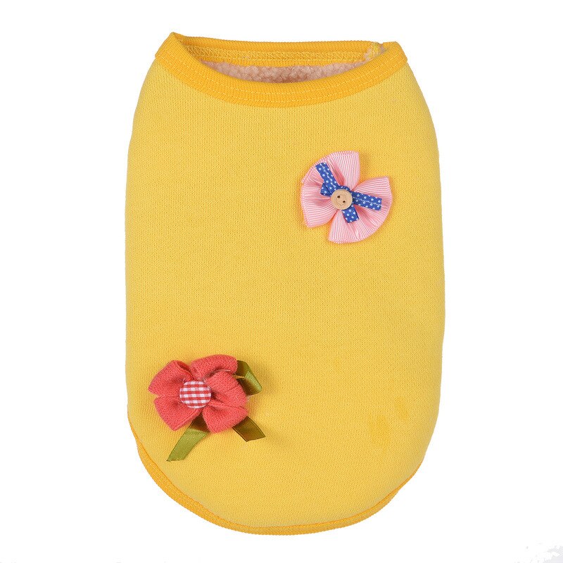 Autumn and Winter Cartoon Pet Clothes Puppy Small Dog Vest Random Models Puppy Cat Pets Clothing Pets Products