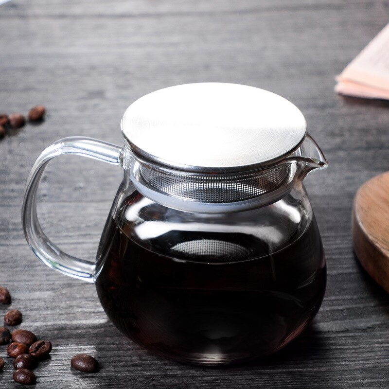 espresso kaffe perkolator borosilikatglass kaffekanne med lokk helvete over kaffetrakter bærbar dryppkanne tekanner