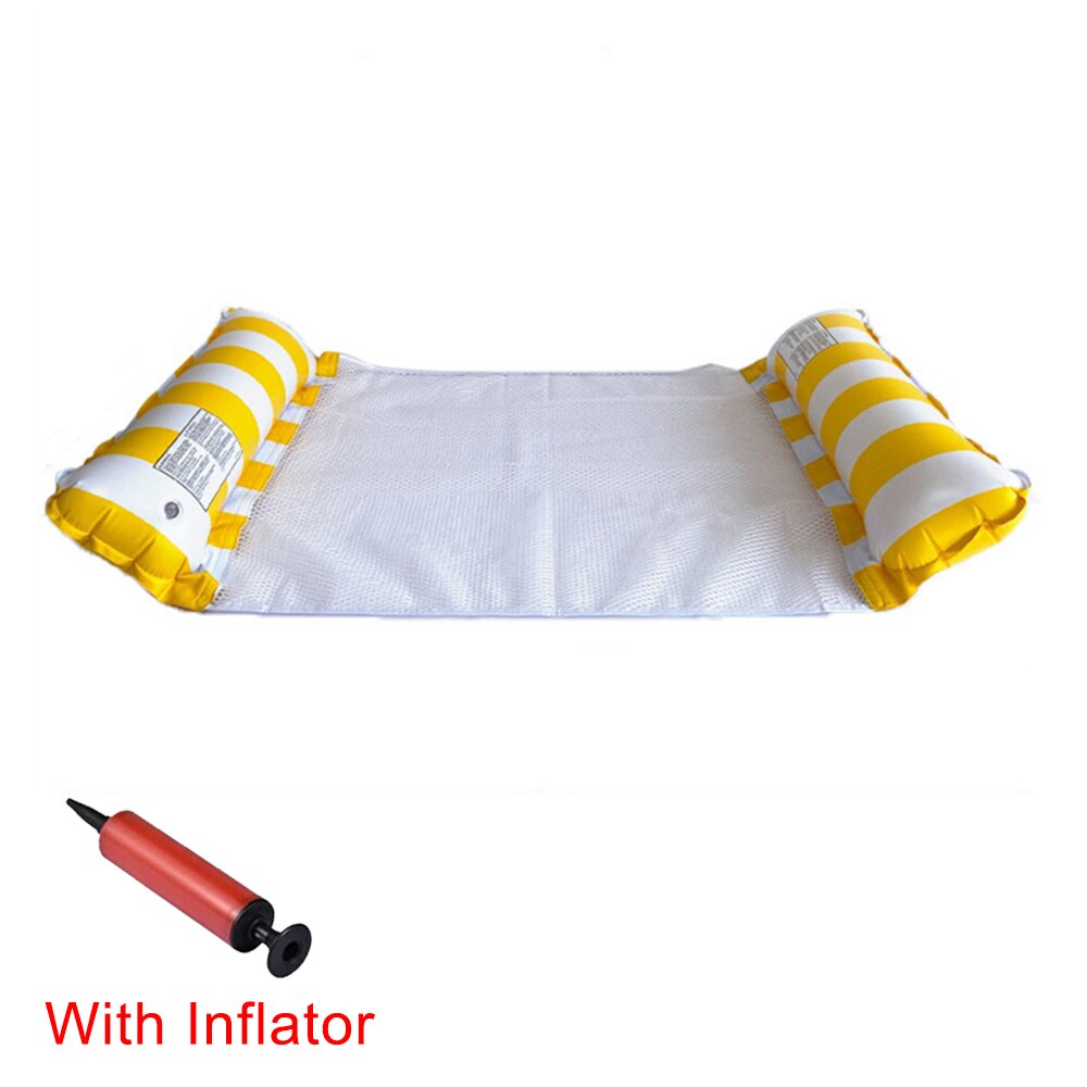 Colchón inflable de piscina, cama de agua flotante, para fiestas, juguete para nadar o salón estilo hamaca, reclinable, nueva: color 7