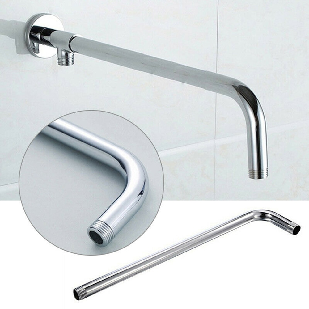 30cm Wall Mounted Shower Head Stainless Steel Extension Rainfall Shower Head Extension Arm Shower Equipment