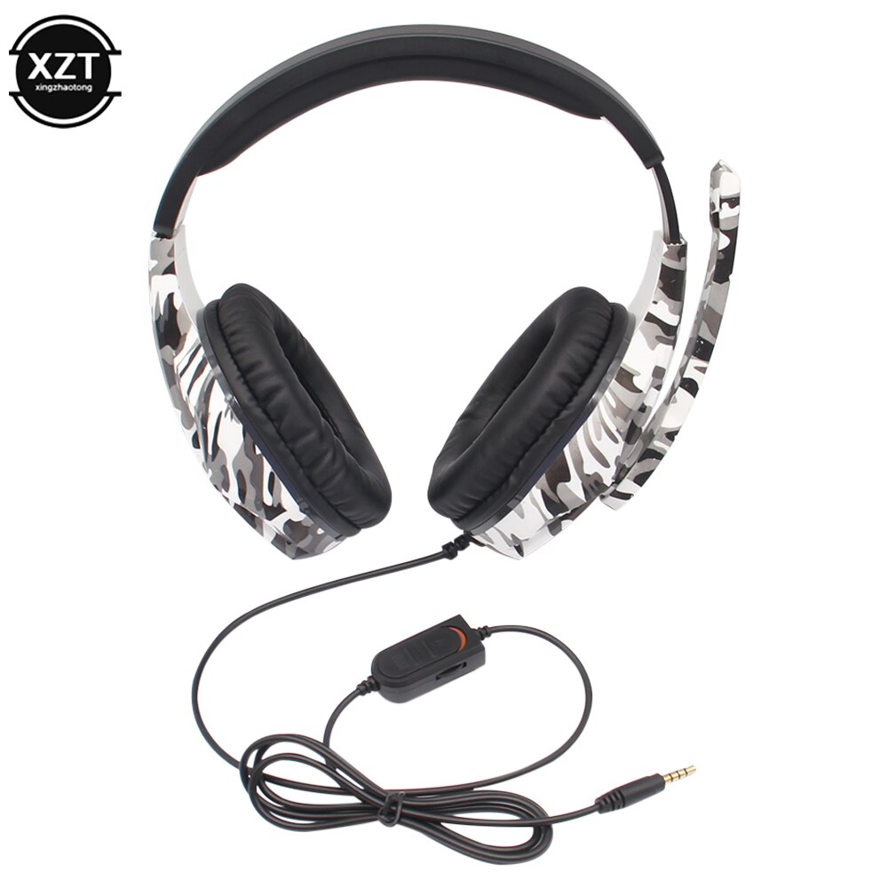 3.5mm Gaming Headset - Camouflage Stereo Headphones with Mic for PS4, Xbox, Switch