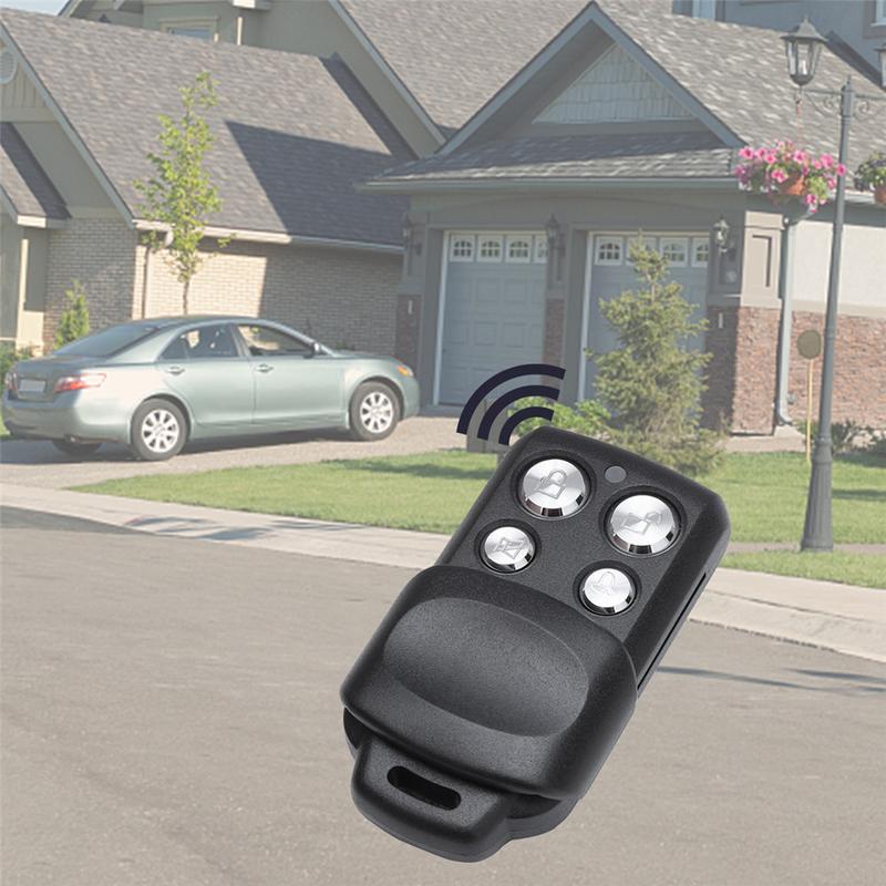 Black Gate Garage Remote Replacement 433 MHz For Chamberlain Motorlift 84335 AML Control Up To 3 Doors