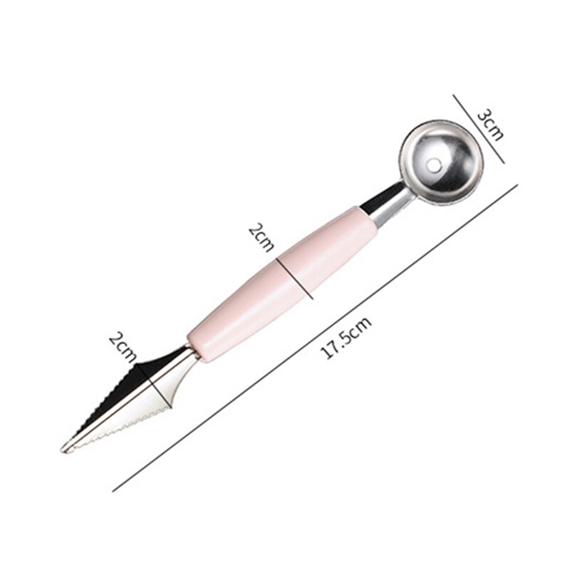 Cuchillo para tallar fruta, cuchara para helado, sandía, herramienta de bricolaje, surtido de platos fríos, 1 unidad