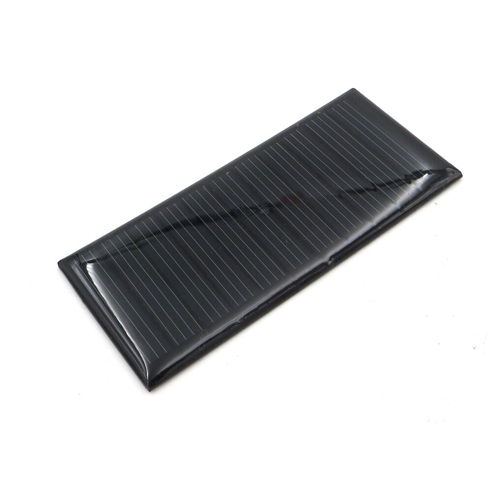 Solcelle 5.5v 0.38w 70ma mini solar system gør-det-selv til batteri mobiltelefon oplader polykrystallinsk solpanel modul system