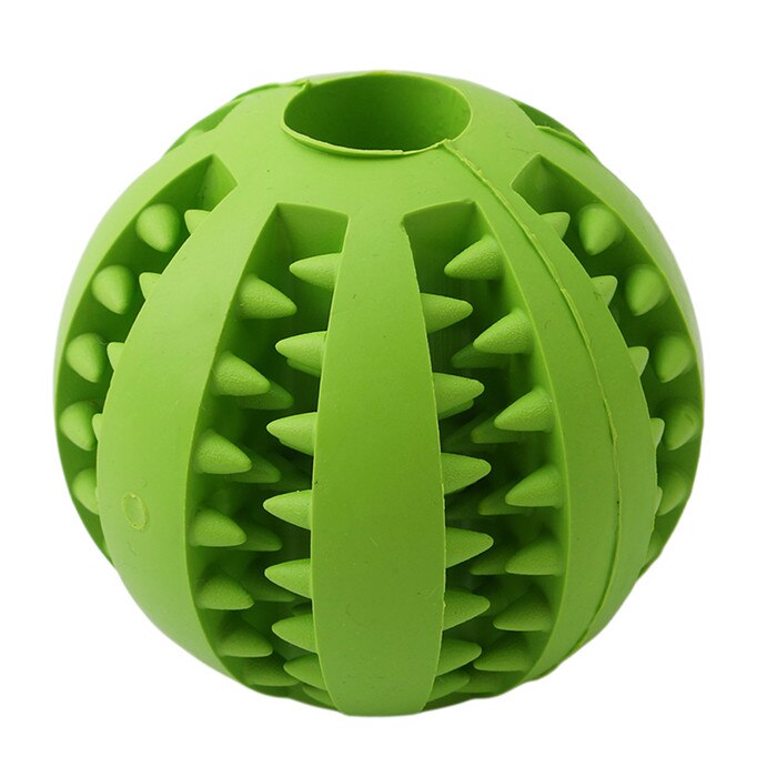 Hond Speelgoed Speelgoed Grappige Interactieve Elasticiteit Bal Hond Kauwen Speelgoed Voor Hond Tand Schoon Bal Van Voedsel Extra -tough Rubberen Bal: green / 5cm