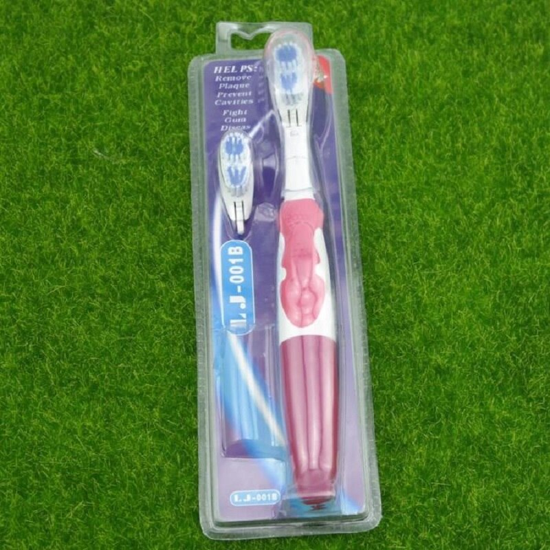 Oral Health Cross Action Electric Toothbrush Teeth Whitening Tooth Brush Electric Brush Non-Rechargeable Battery Powered