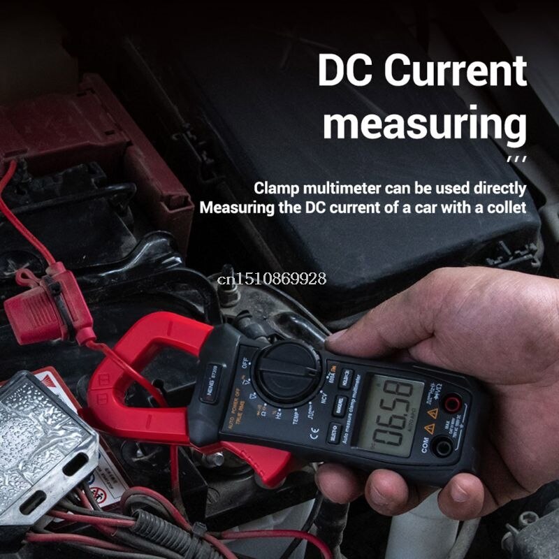 6000 Counts True RMS Clamp Meter Digital Multimeter NCV Square Wave Output Diode