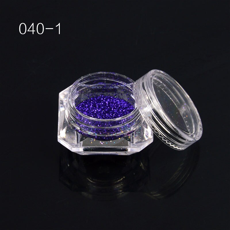 Olografica di Zucchero In Polvere glitter per unghie Polvere di Sabbia Estate Unghie artistiche Pigmento Manicure Capovolge La Decorazione 12 Colori Disponibili: 040-01