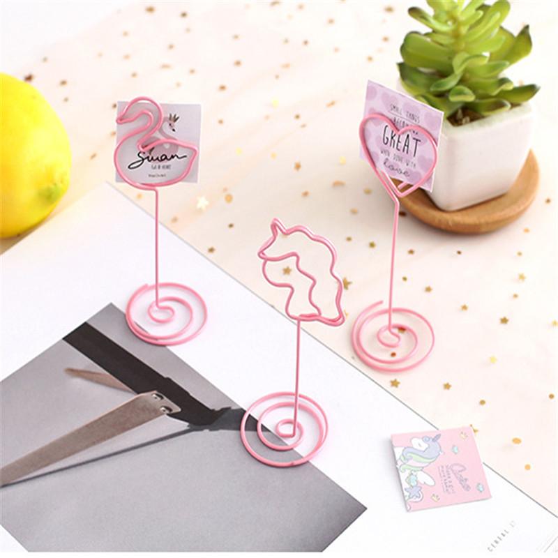 Stationery Desk Notes Clips Wedding Favors Place Card Table Photo Memo Number Name Clips Message Clips Kids Folder Holder