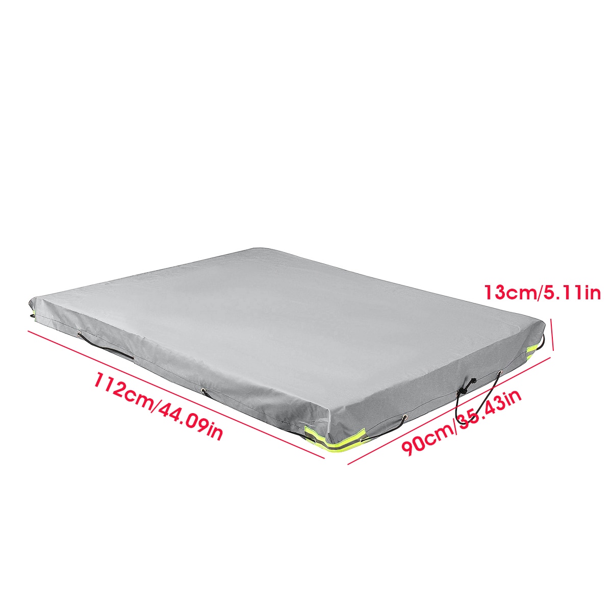 112x90x13cm Universal Trailer Car Cover Outdoor Sunshade Snow Covers Waterproof Dustproof Travel Camping Tent Cover Canopy