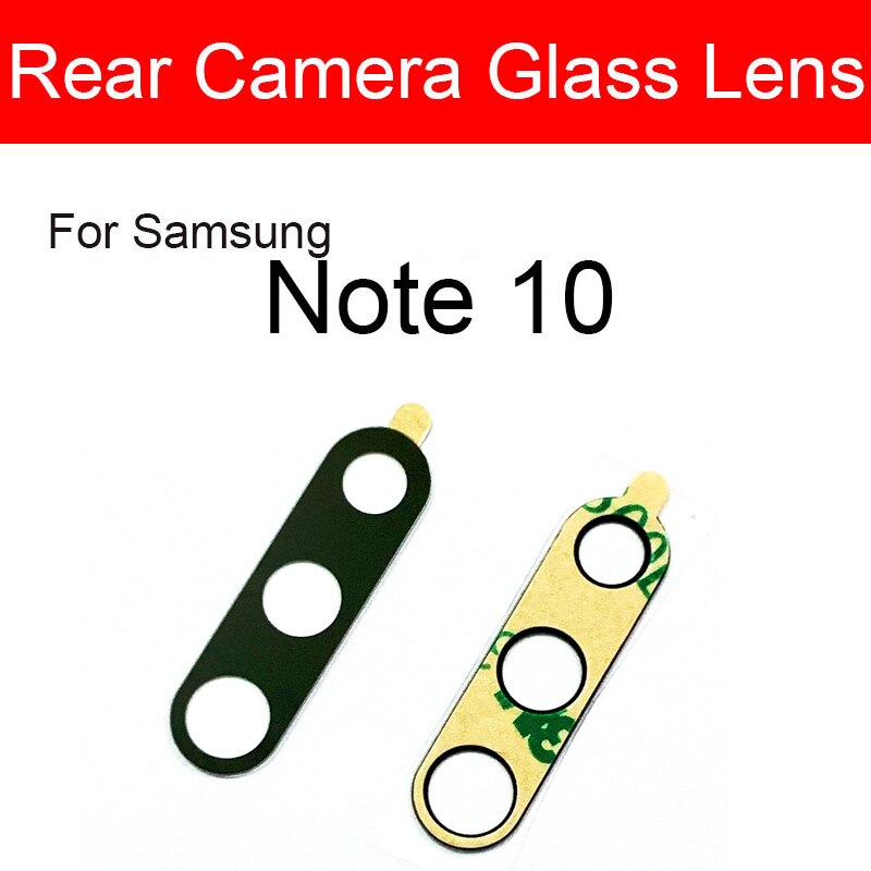 Zurück Kamera Glas Objektiv Für Samsung Galaxis Hinweis 3 4 5 8 9 10 Plus Lite Hinten Kamera Glas Objektiv mit Klebstoff Kleber Ersatz Teil: Hinweis 10