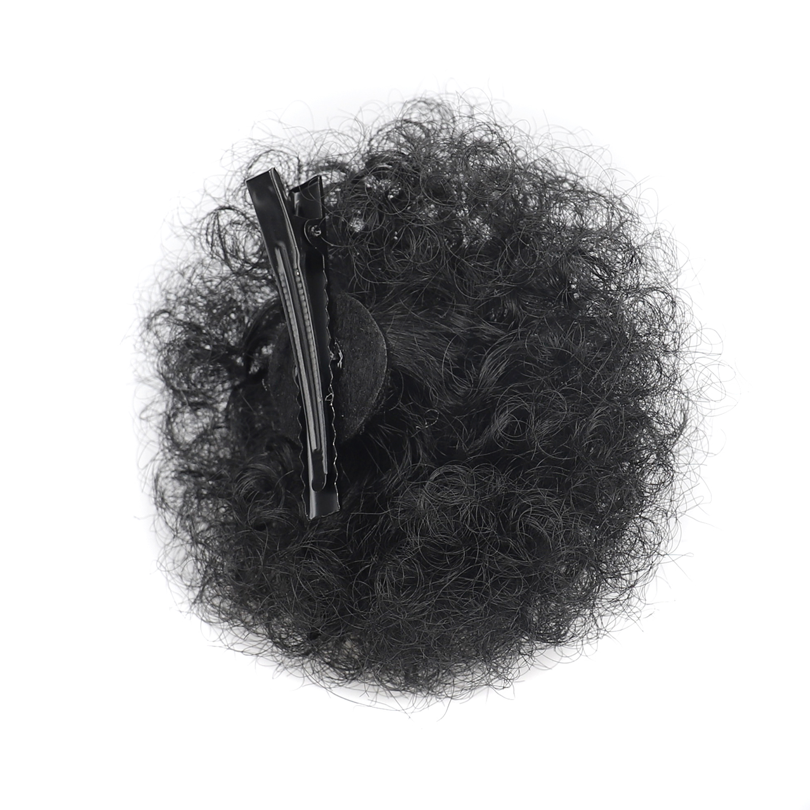 2Pcs Synthetic Afro Puff Hair Buns for Girls Kids Children Babies Black Women Small Size Kinky Curly Hair Updo Donut Chignon