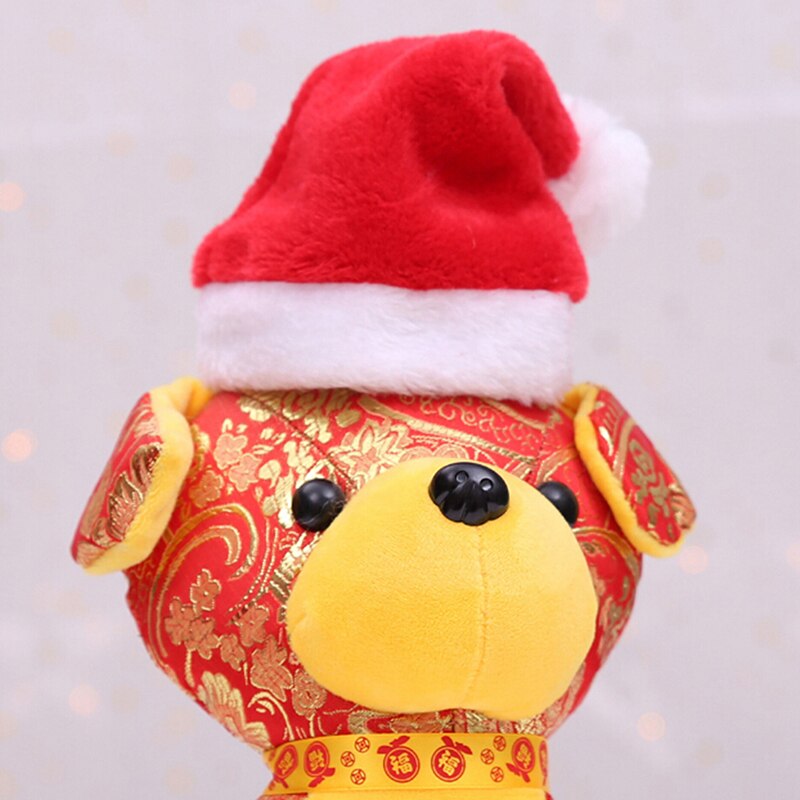 Jul husdjur år husdjursvård mössa husdjur katt hund röd jul hatt jultomten varm vinter mössa