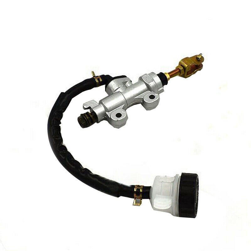 Universal 45mm Motorcycle Rear Brake Master Cylinder with Fluid Reservoir for Pit Dirt Quad ATV Bike