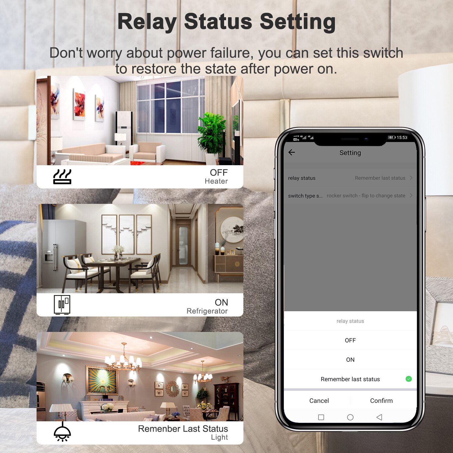 Tuya Smart ZigBee Light Switch Module Smart Home Automation DIY Breaker Supports 2 Way Control, Work with Alexa Google Home
