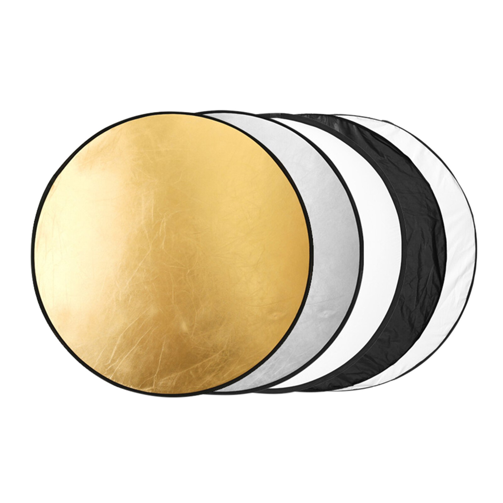 31.5inch Photography Reflector Soften Light Round Multi Photo 5 In 1 For Studio Gold Silver White Black Translucent