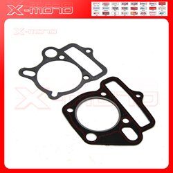 Lifan 125cc pièces de moteur dirt bike pit Piston-Kit-Rings-Pin-Cylinder-Gasket-52-4MM-14MM-LF125: Ardoisé