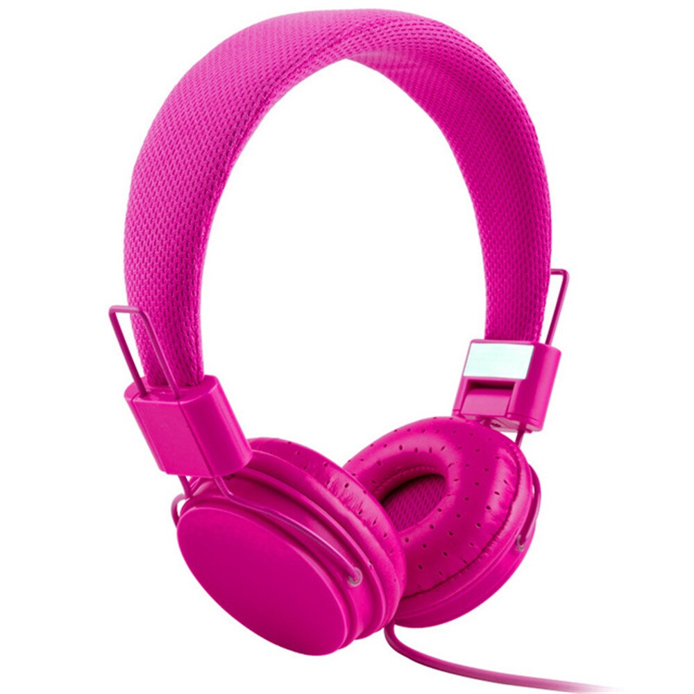 Stereo bas barn hörlurar med mikrofon musik hörlurar barn headset hopfällbara bärbara: Meihong