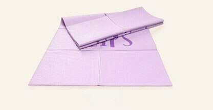 1730*610*6 millimetri pieghevole yoga mat con anti-slip tappeto per linea di posizionamento, adatto per i principianti ambiente ginnastica mat: Lilac