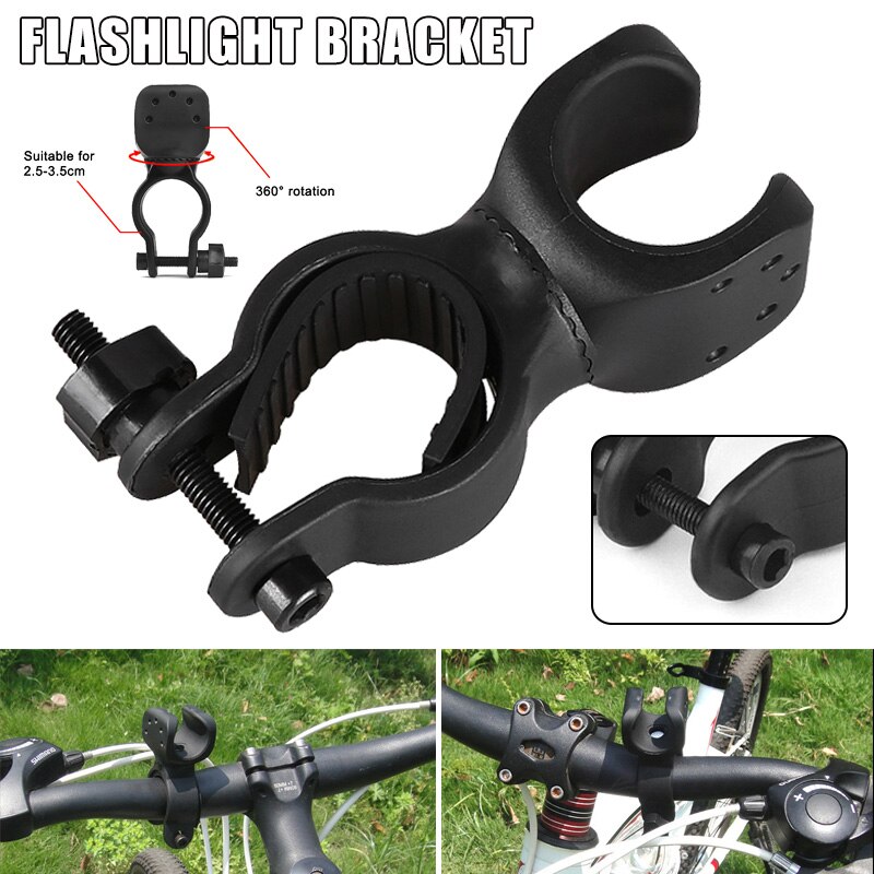 Metal Detector Pin Pointer Holder Flashlight Mount Metal Detecting Accessories 360 Degree Rotating: Default Title