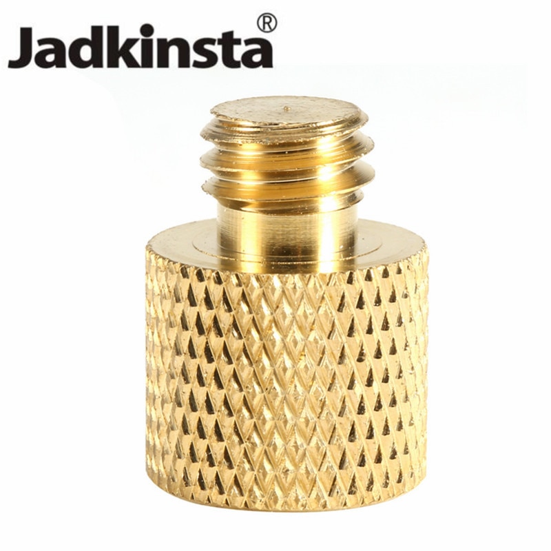 Gold Color 1/4&quot; Female to 3/8&quot; Male Tripod Thread Screw Adapter Brass 1/4 3/8 for Tripod Camera Light Stand Accessories