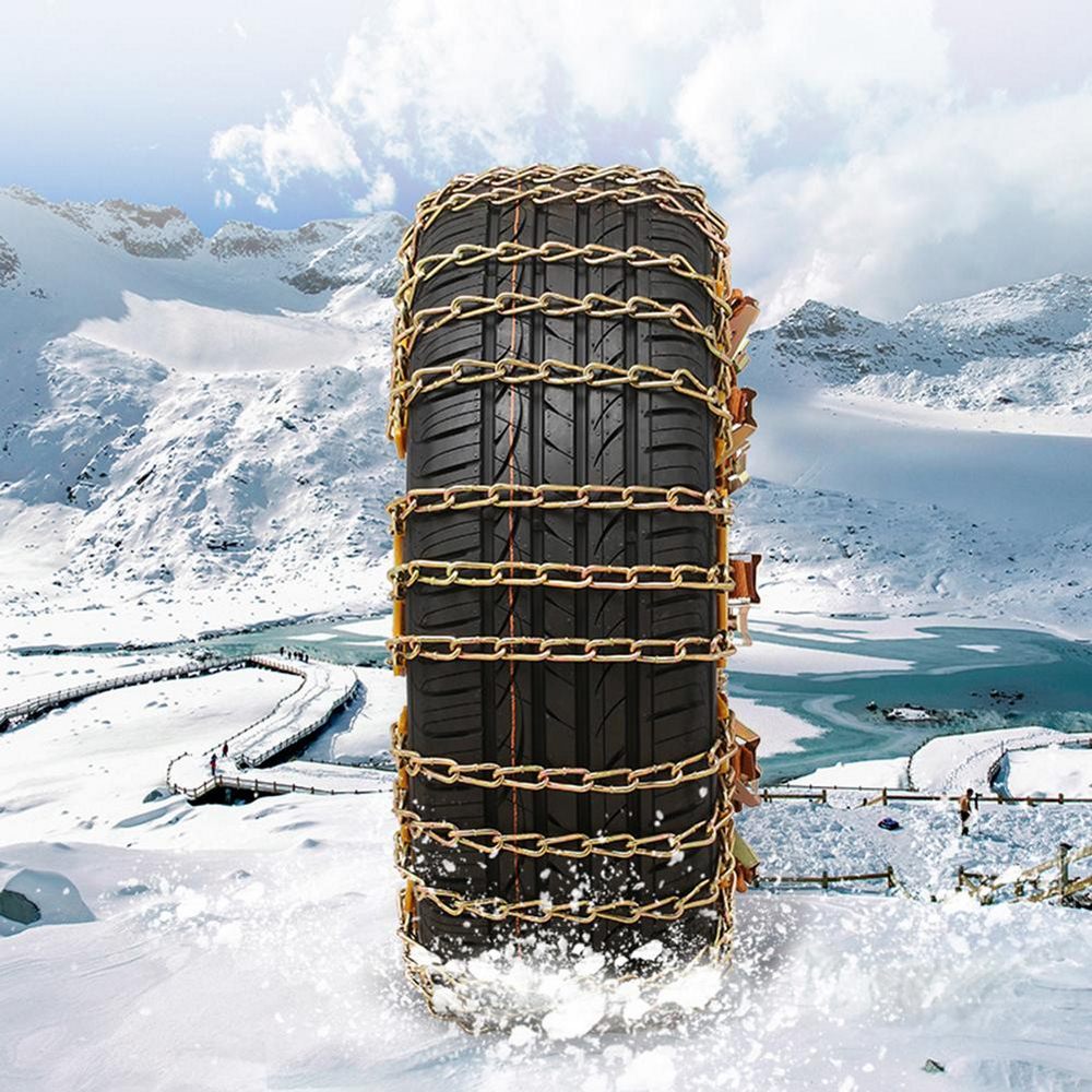 Łańcuchy śniegowe samochodu zimowy łańcuch przeciwpoślizgowy bezpieczeństwo na drodze opona ochraniacz antypoślizgowa regulowana robić samochodu SUV akcesoria robić samochodów ciężarowych