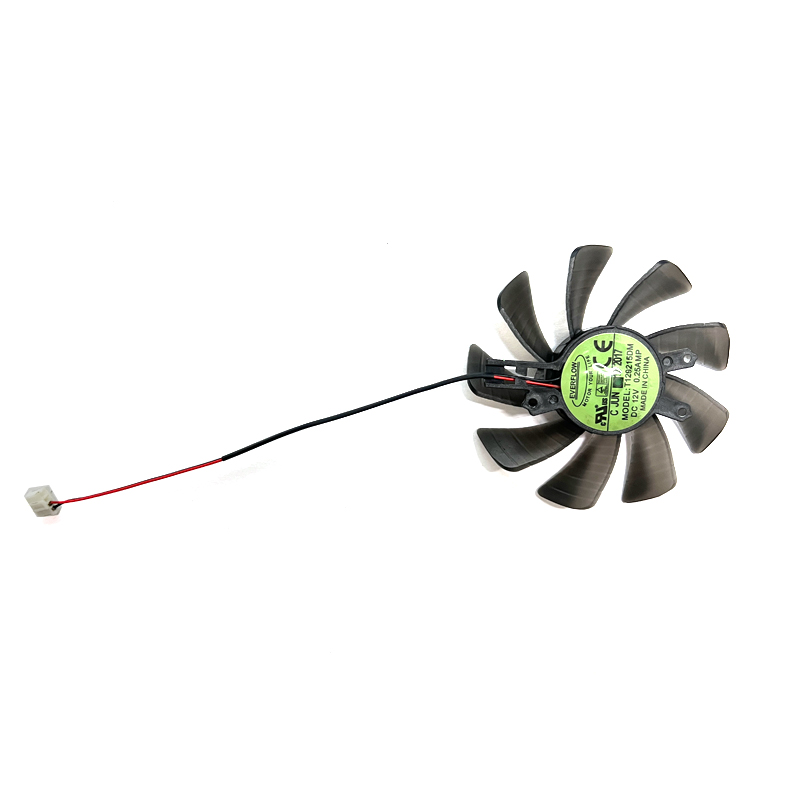 1FAN GALAX GTX1050ti GTX950 2G wentylator chłodzący kartę graficzną 1050 Hujiang fan T 129215 DM 2PIN