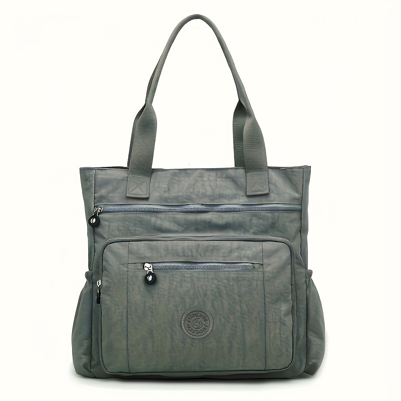 Nylonhandtaschen mit großem FassungsvermöGen, Umhängetaschen mit mehreren Taschen, lässige Damenhandtaschen und Geldbörsen, geeignet für Pendlerreisen: Himmel Blau