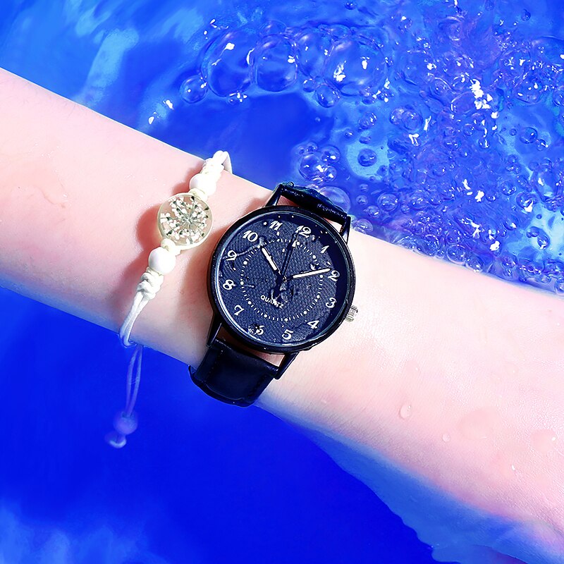 Nouvelle Montre À Quartz pour femme Décontracté Lumineux Etanche Montre