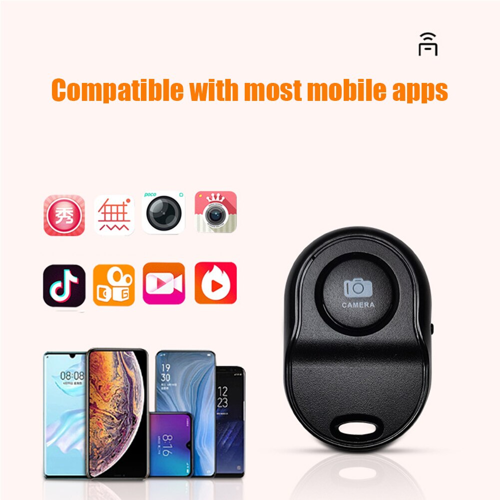 Draadloze Bluetooth-Compatibele Controller Mini Zelfontspanner Afstandsbediening Knop Camera Stok Ontspanknop Voor Telefoon Selfie