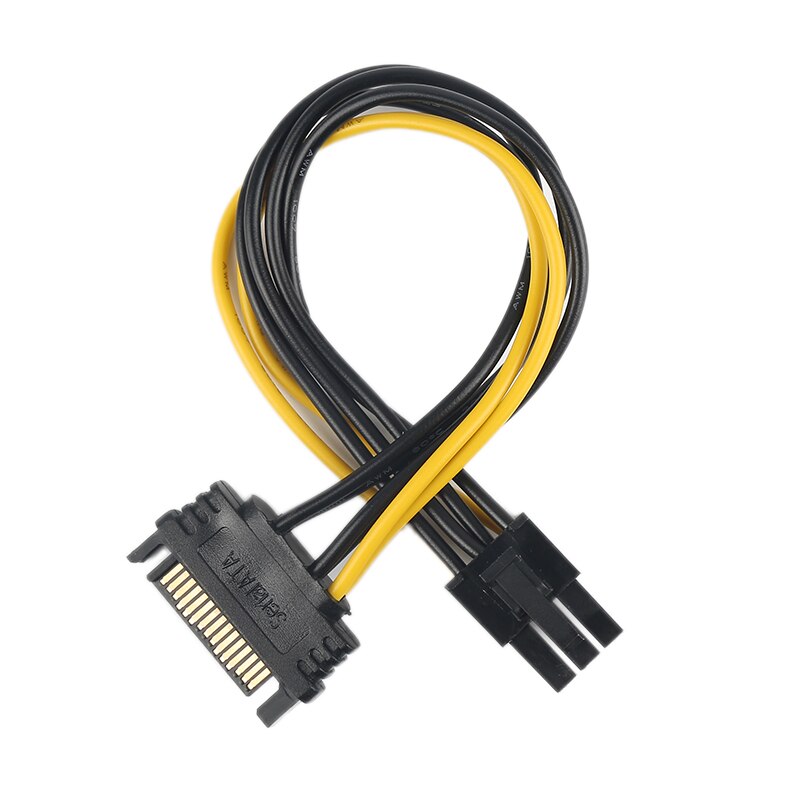 StarTech 6in SATA 15-Pin To 6-Pin PCI Express Video Card Power Adapter – PC-056 / SATPCIEXADAP