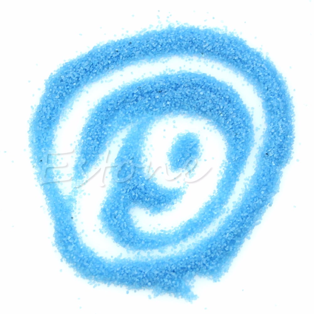 1 opakowanie mikro niebieski piasek klepsydra z piasku mech dekoracja krajobrazowa wróżka