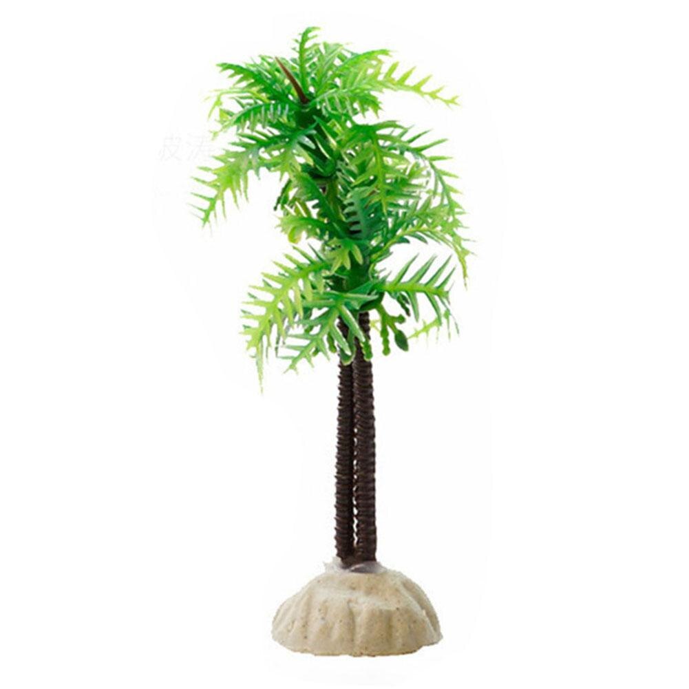 Plastic Simulation Coconut Tree Water Plants Small Coconut Tree Fish Tank Aquariums Landscape