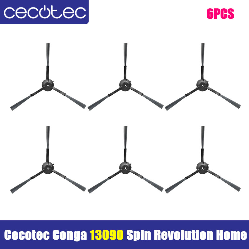 Compatible For Cecotec Conga 13090 Spin Revolution Home Spare Parts Main Side Brush HEPA Filter Mop Cloth Dust Bag Accessories: army green