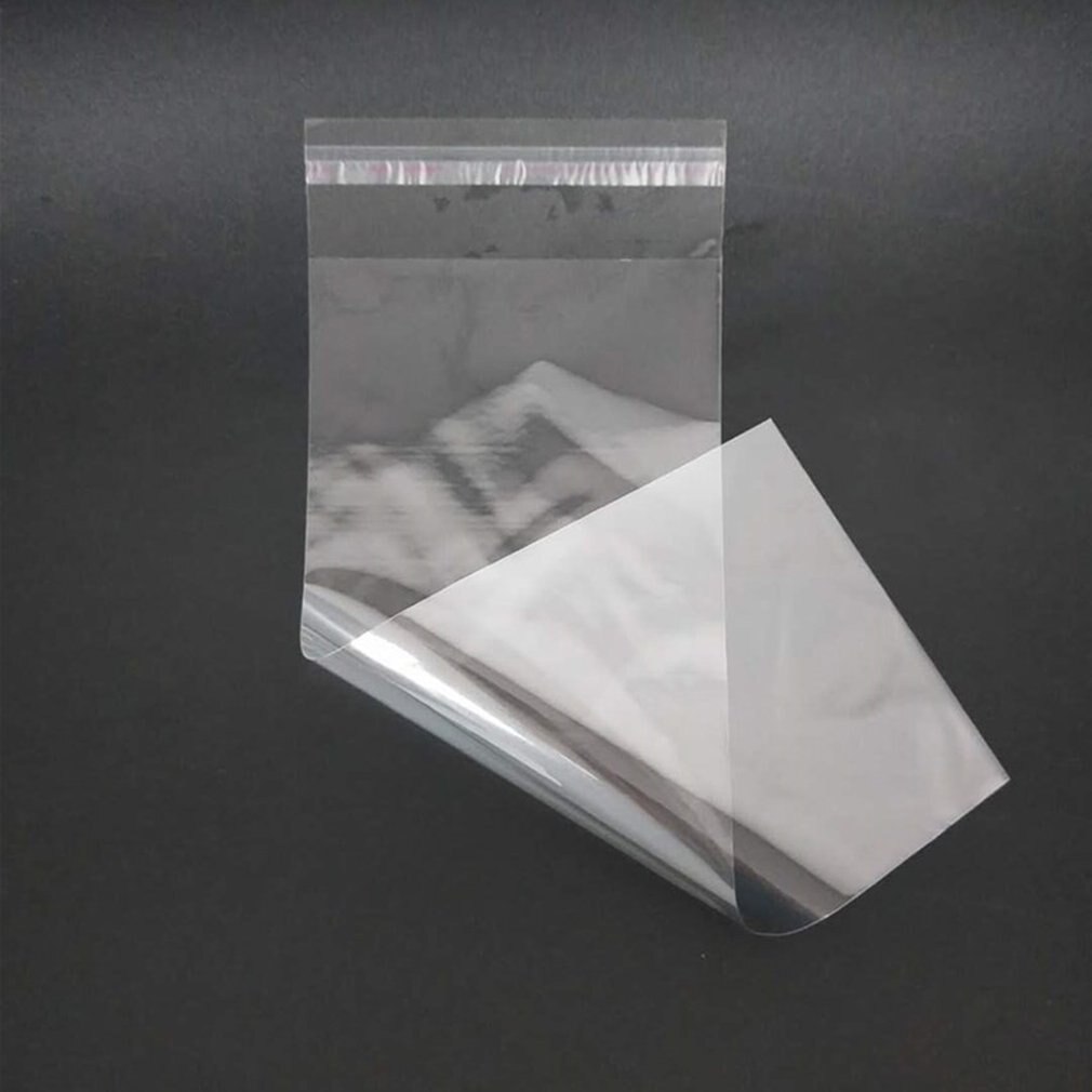100pcs Transparent Self-adhesive Small Cello Self Sealing Bags package Thick Clear Cellophane OPP Plastic poly Bags