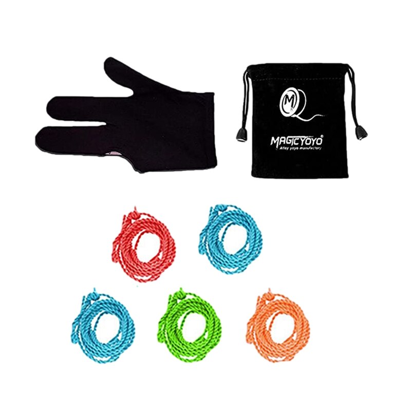 MAGICYOYO Looping Yoyos For Kids,Pack Of 2 Responsive Yoyos D3 Loop Yoyo Ball With 10 Yoyo Strings,Yoyo Gloves,Yoyo Bags