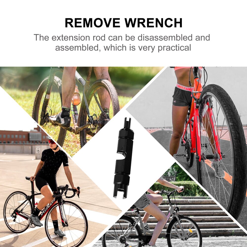 Amerikaanse-Stijl Gaspijp Wrench Ventiel Tool Fiets Franse Mond Tool