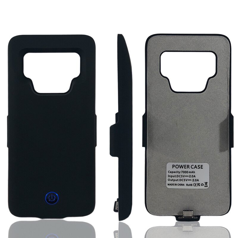NTSPACE 7000mAh Backup Power Bank Cases for Samsung Galaxy Note 9 Battery Case External Battery Powerbank Charging Case Capa