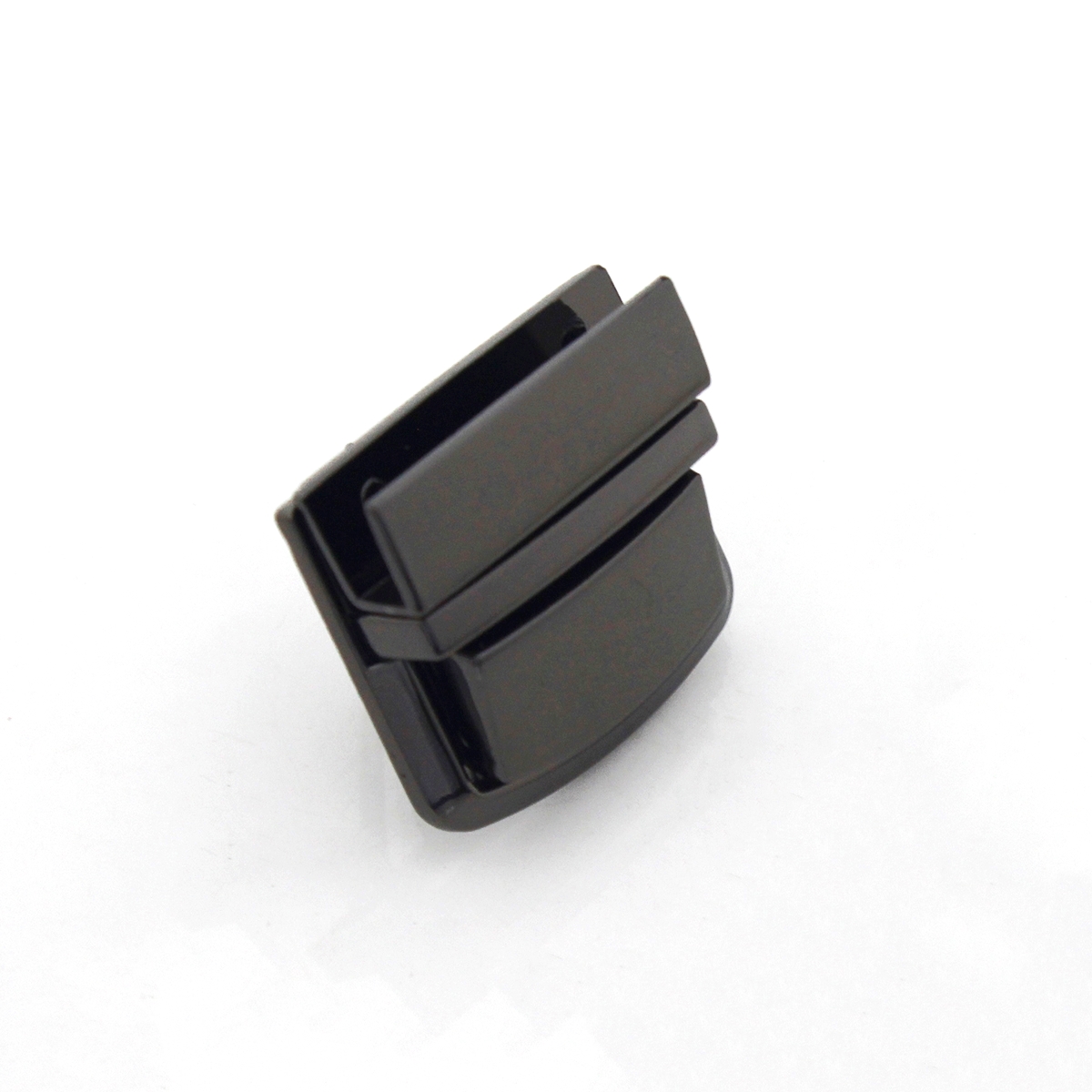 1pcs Metal Tongue Lock Lovely Push Lock For DIY Handbag Bag Purse Luggage Hardware Closure Bag Parts Accessories: Black Nickel