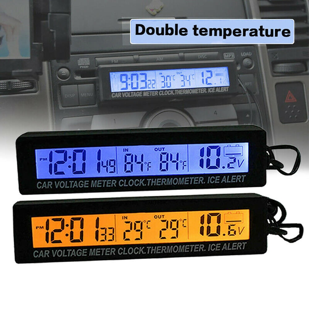 Speorx Ruiyyt Auto Led Digitale Klok Thermometer Indoor Outdoor Temperatuur Display Duurzaam