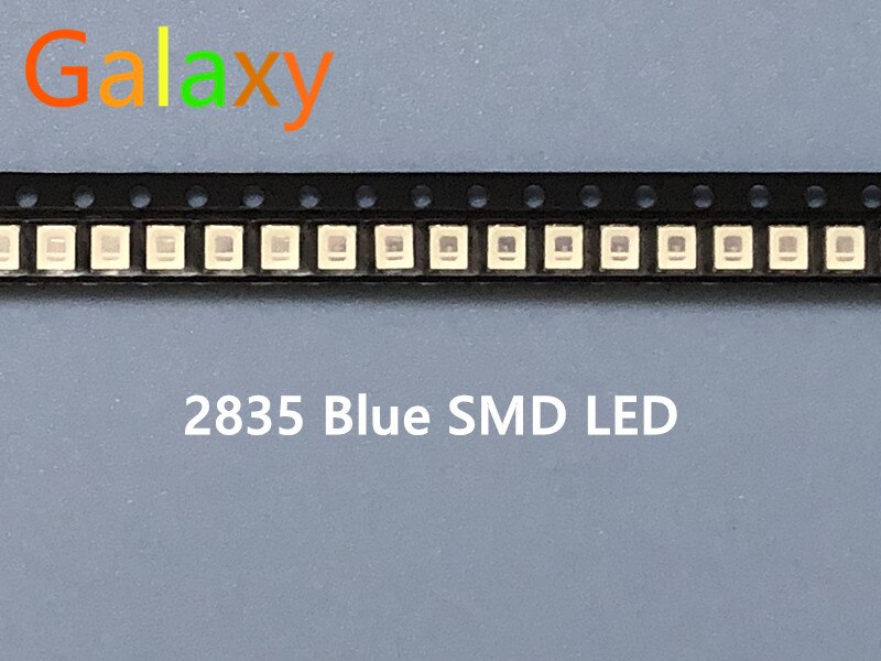500PCS/lot SMD LED 2835 Blue Light 0.2W 460-465nm SMD 2835 LED 3.0~3.4V Blue led