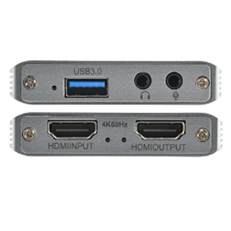 Tarjeta de vídeo ABAC-4K, grabadora de vídeo USB a HDTV para videocámara de juegos