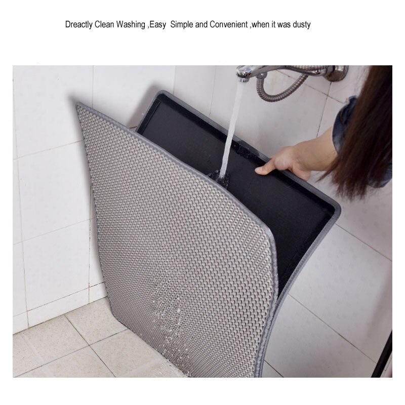 Cat Litter Mat Litter Pet Trapping Mat Double Layer Honeycomb Waterproof Litter Cat Uineproof Trapper Mat For Cat Litter Boxes