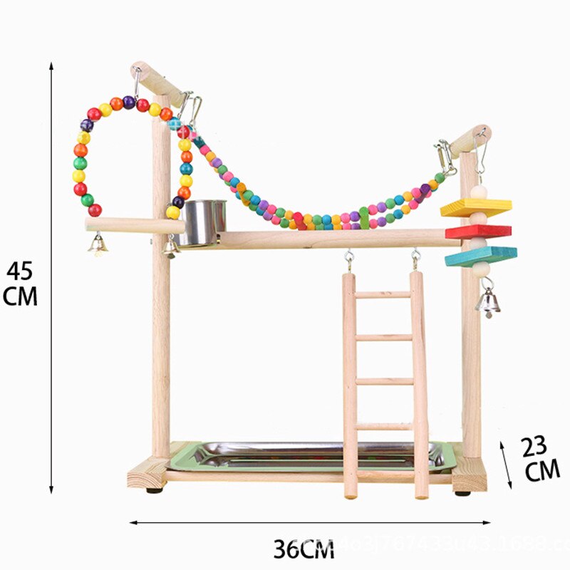 Support pour perchoir à oiseaux, jouets pour perroquets, exercice, mangeoire, Center d&#39;activité pour les oiseaux, perroquet, Conure, Cockatiel: F504