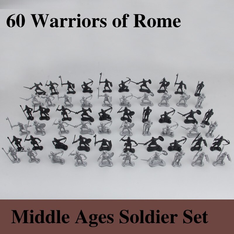 60 Krijgers Van Rome Cijfers Modelbouw Baksteen Millitary Soldaat Fgures Jongens Collectie Speelgoed Xmas