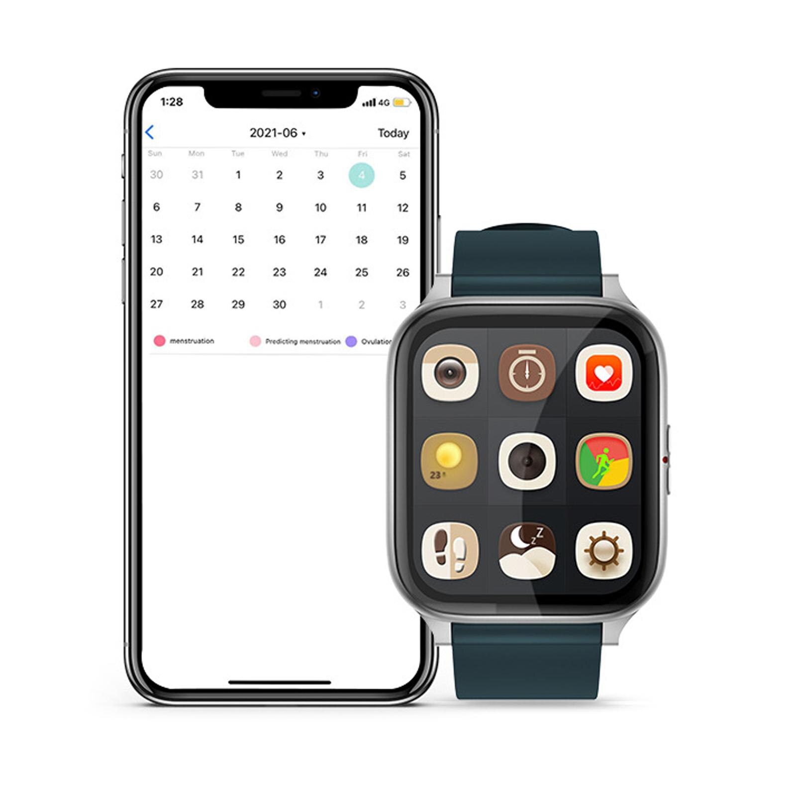 1.75' Smart Watch Adult Waterproof Bluetooth Smartwatch Sports Watch Health Tracker Thinner &amp; Larger Wrist Band for IOS Android