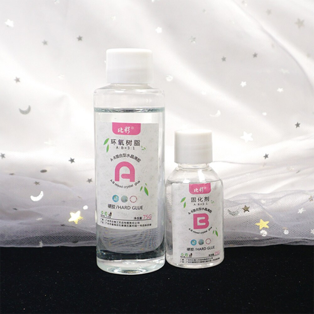 Epoxy Adhesive Clear Resin Epoxy DIY Jewelry Making Home Decoration High Adhesive Anti-Yellow Solvent Resistance AB Glue