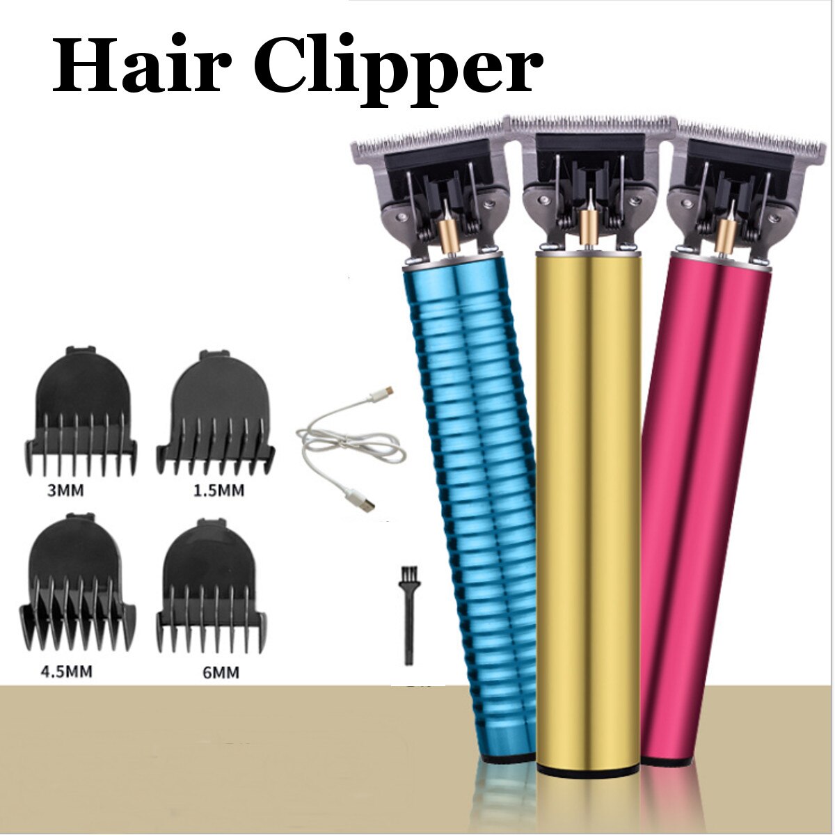 8in1 Hair Trimmer T-Outliner Skeleton Heavy Hitter Cordless Trimmer Men 0mm Baldheaded Hair Clipper Finish Hair Cutting Machine